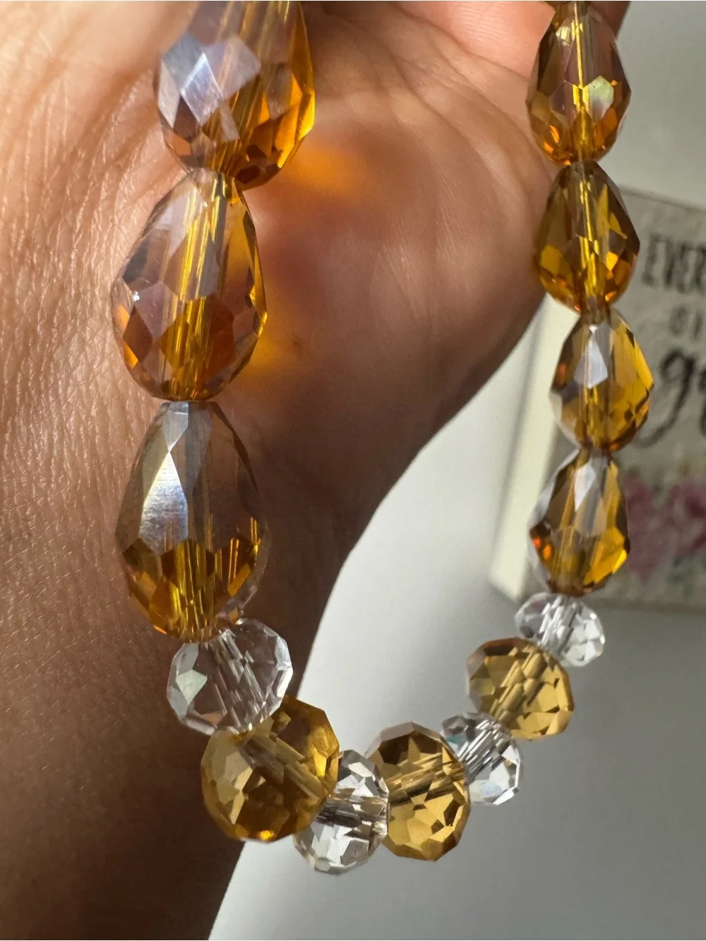 Handmade bling crystal
